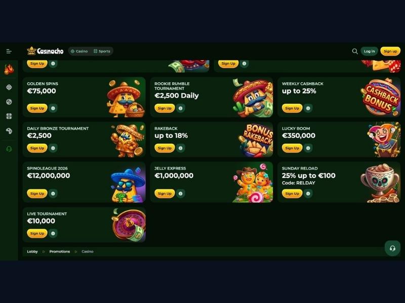 KYC y panel en Casinacho Casino Nacho Casino para jugadores españoles